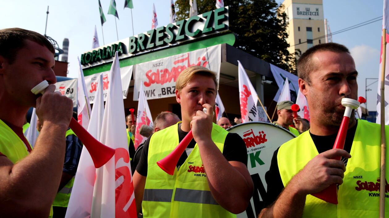 Górnicy walczą o Brzeszcze. "Jeżeli ktoś kogoś wyroluje, to na drugi raz z ch*** do stołu się nie siada"