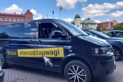 Masz sprawę? Bus #tematdlauwagi ponownie rusza w Polskę. Zobacz, gdzie będzie nasz bus